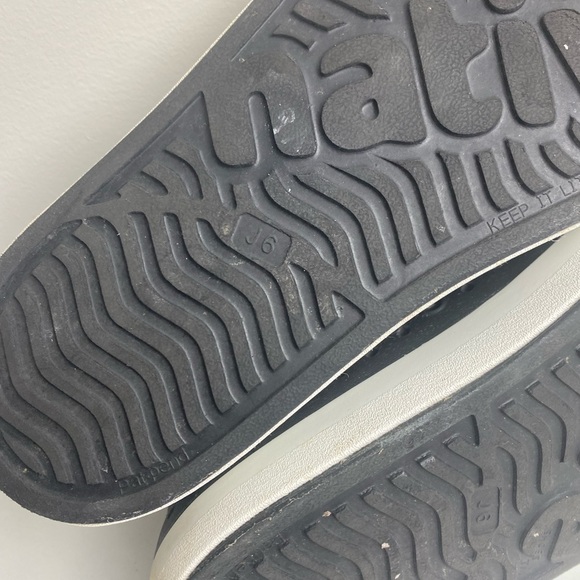 Native Jefferson Block Black Lightweight Washable Slip-On shoes - Picture 5 of 5